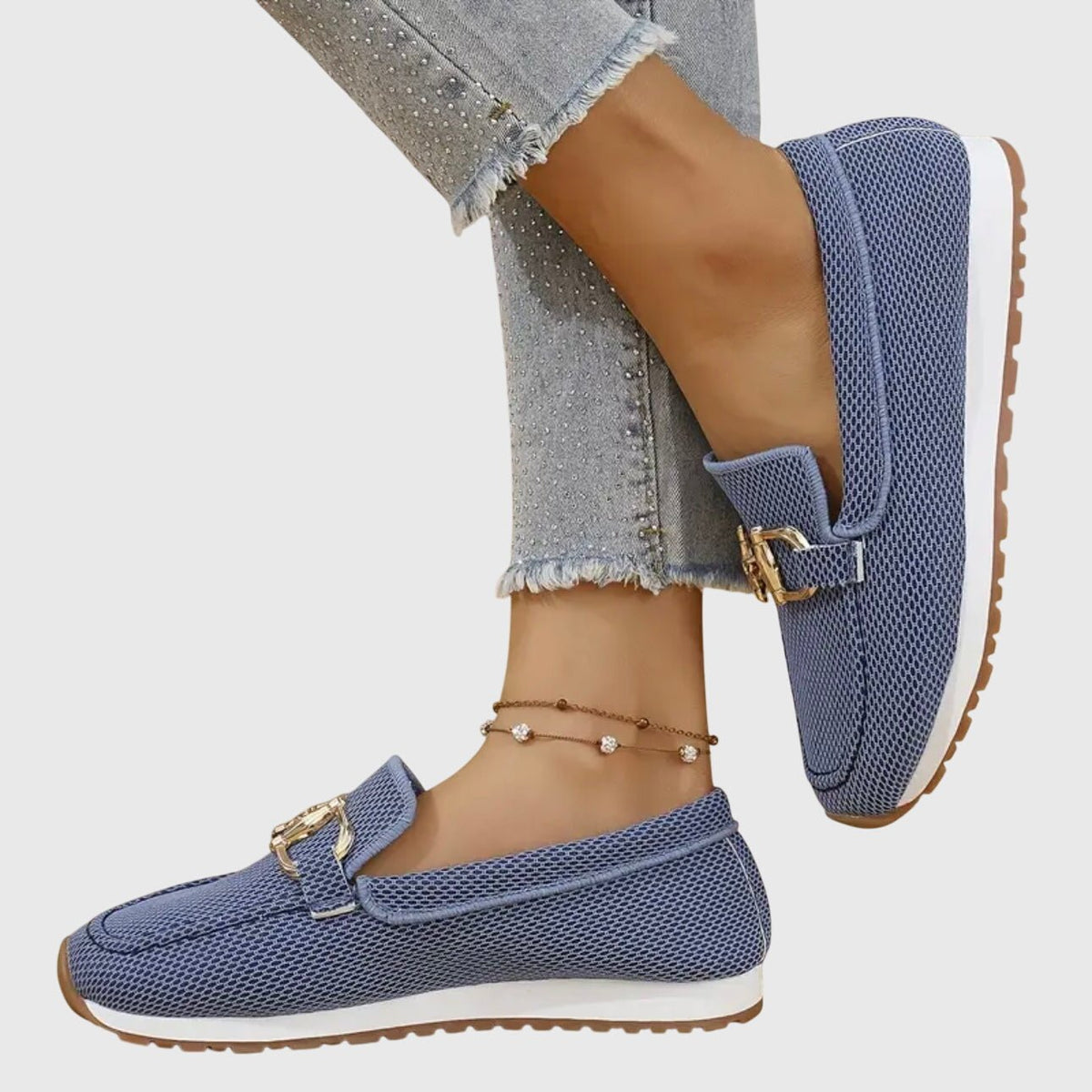 Women's Knit Platform Slip-On Trainers