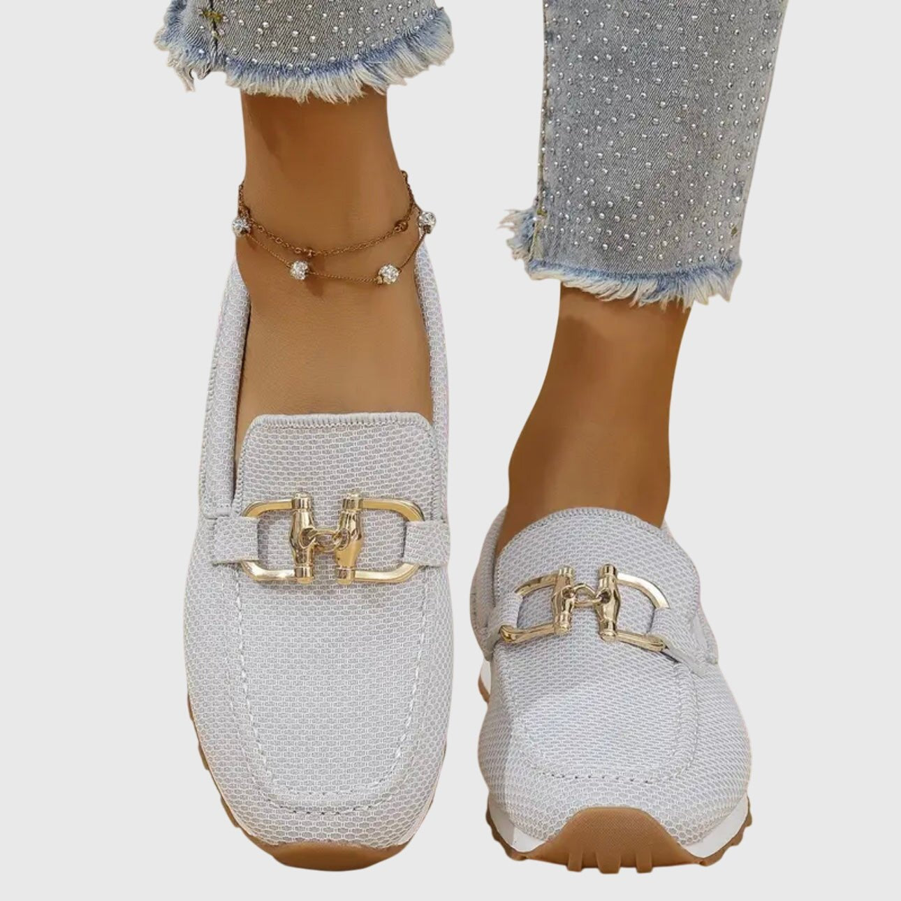 Women's Knit Platform Slip-On Trainers