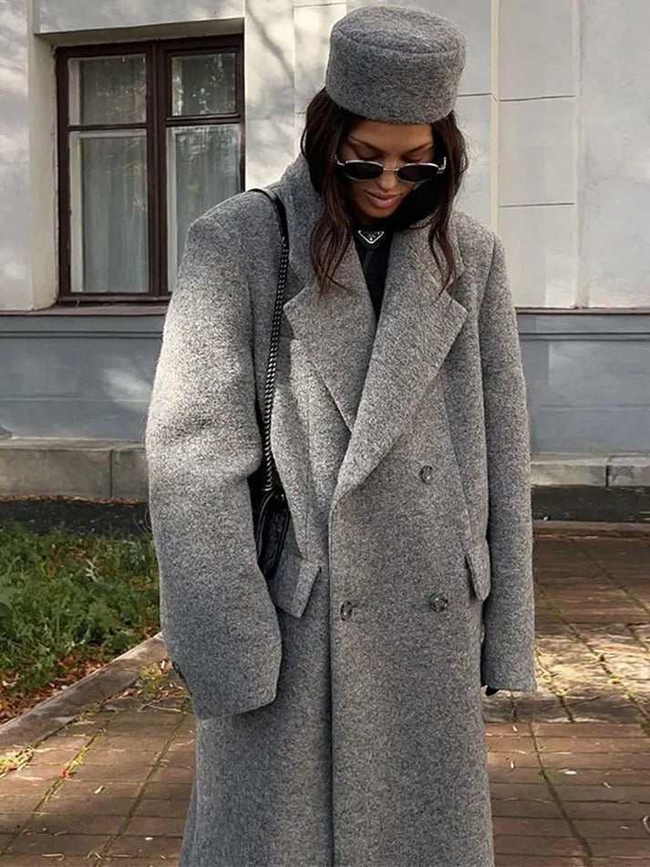 Women's Oversized Maxi Wool Coat