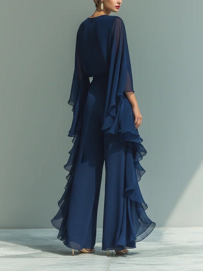 Women's Formal Chiffon Maxi Party Gown - 10/12 (M)