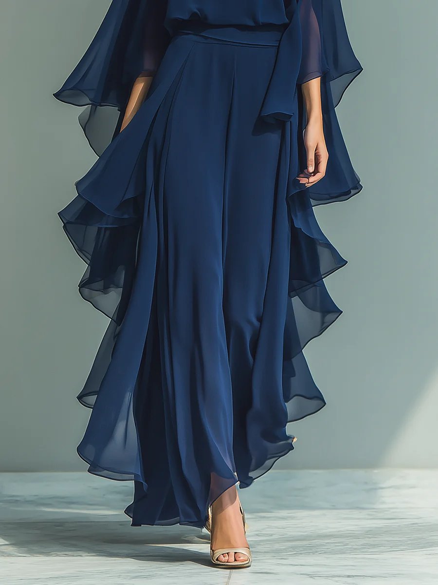 Women's Formal Chiffon Maxi Party Gown - 14/16 (XL)