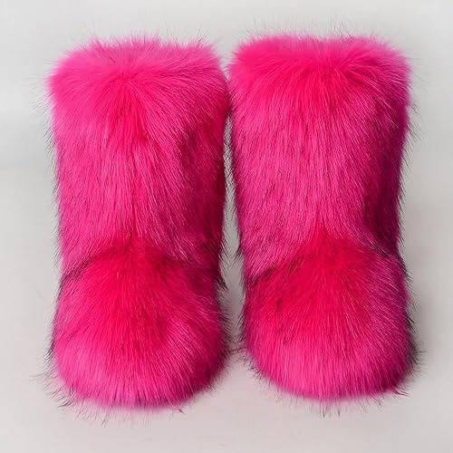 Women's Faux Fur Mid-Calf Boots