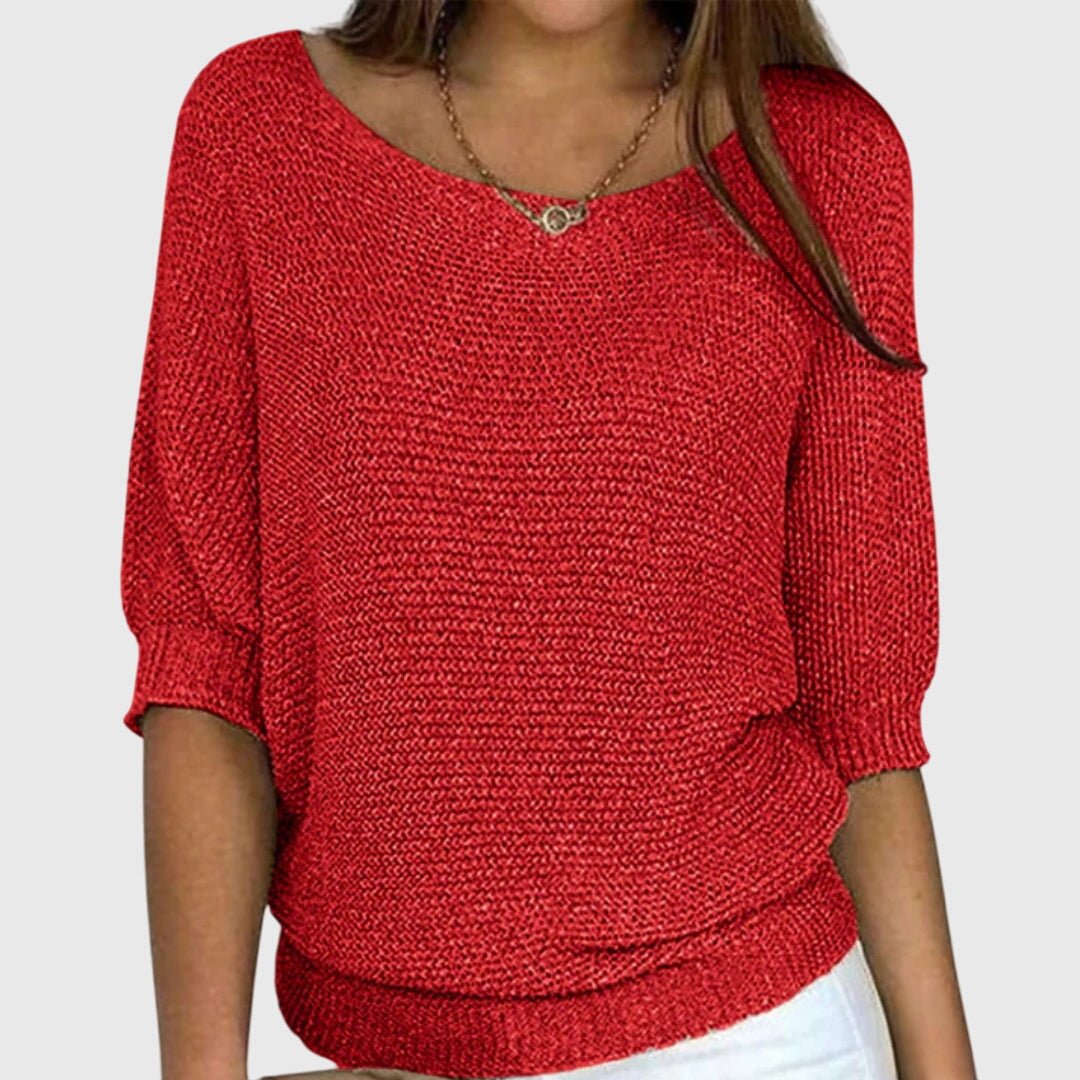 Women's Knit Jumper - Red