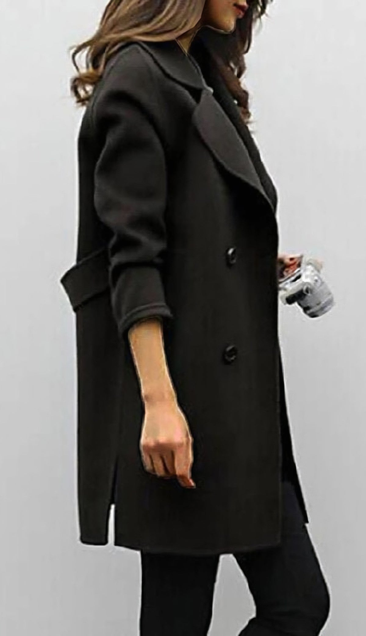 Women's Oversized Longline Wool Coat