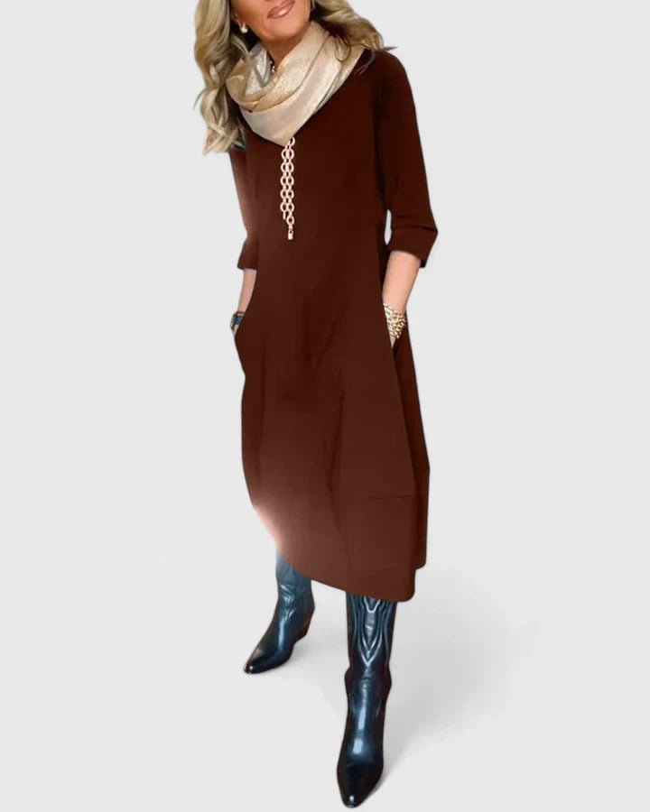 Women's Midi Shift Dress