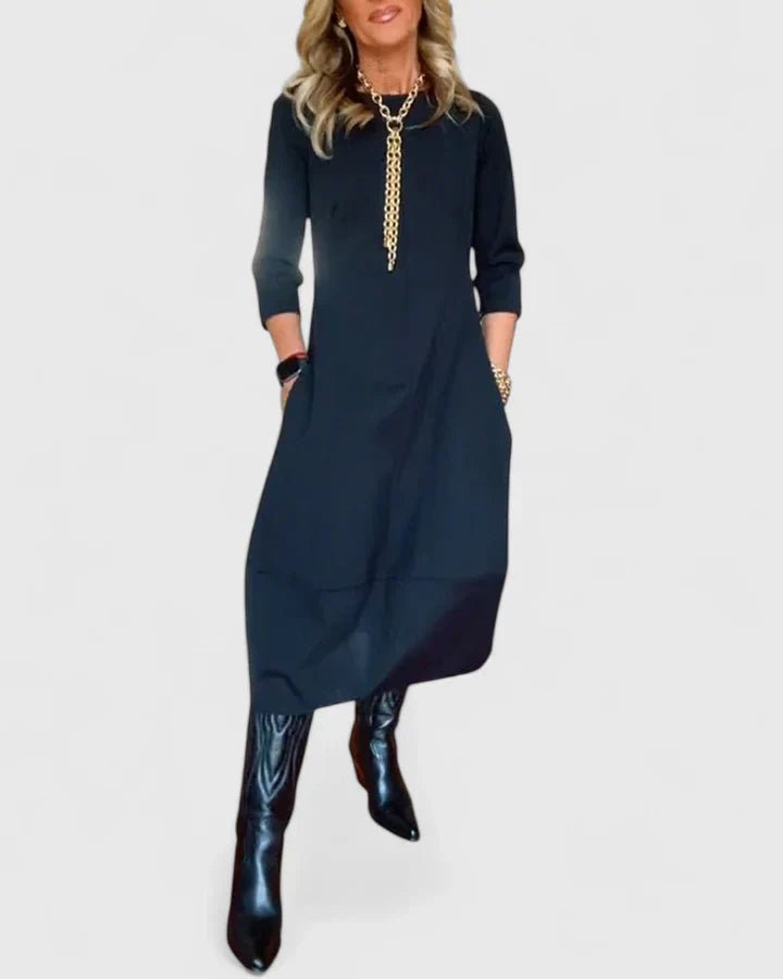 Women's Midi Shift Dress