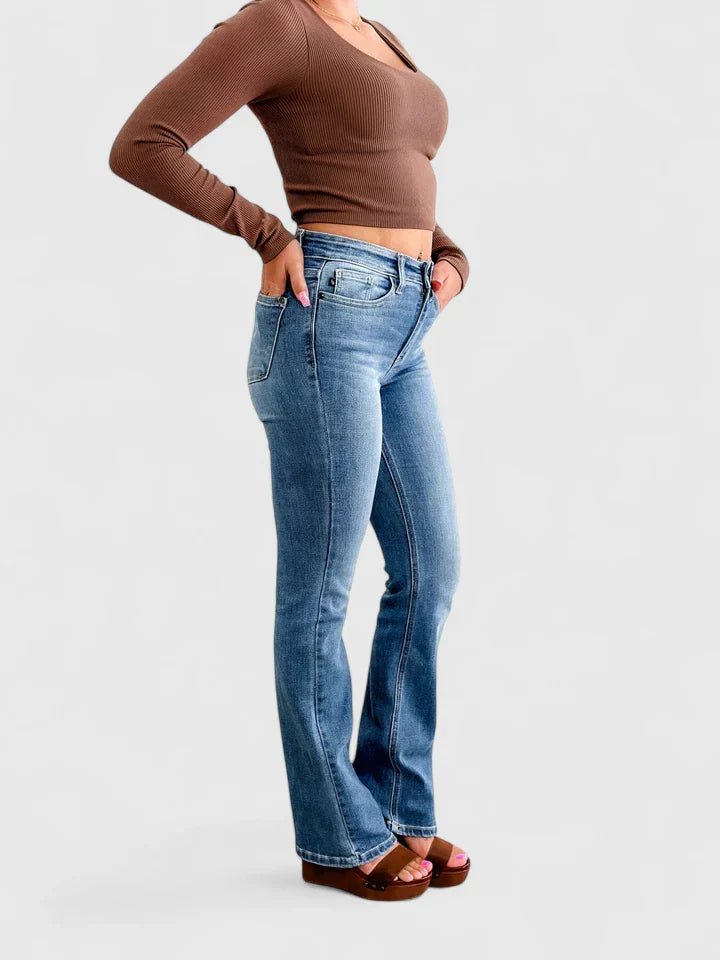 Women's Bootcut Jeans - Medium Blue