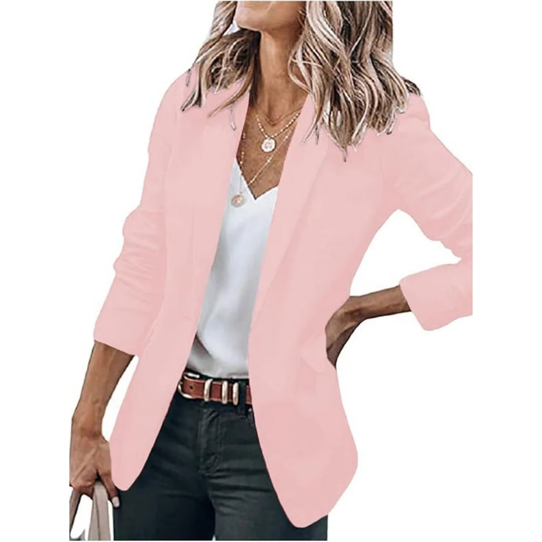 Women's Slim Blazer - Pink