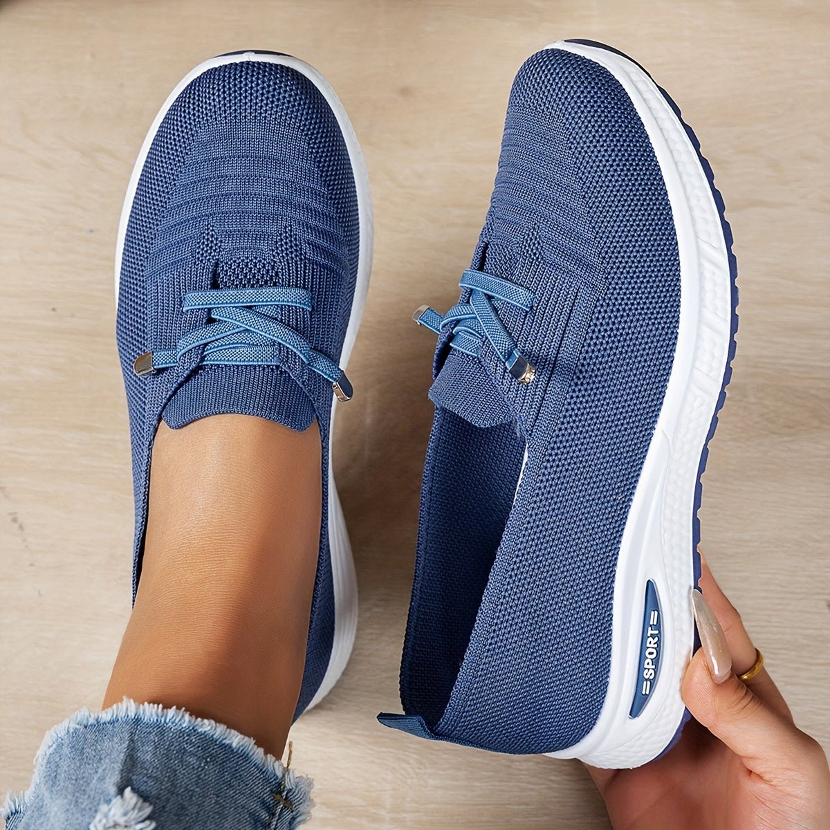 Women's Knit Slip-On Trainers