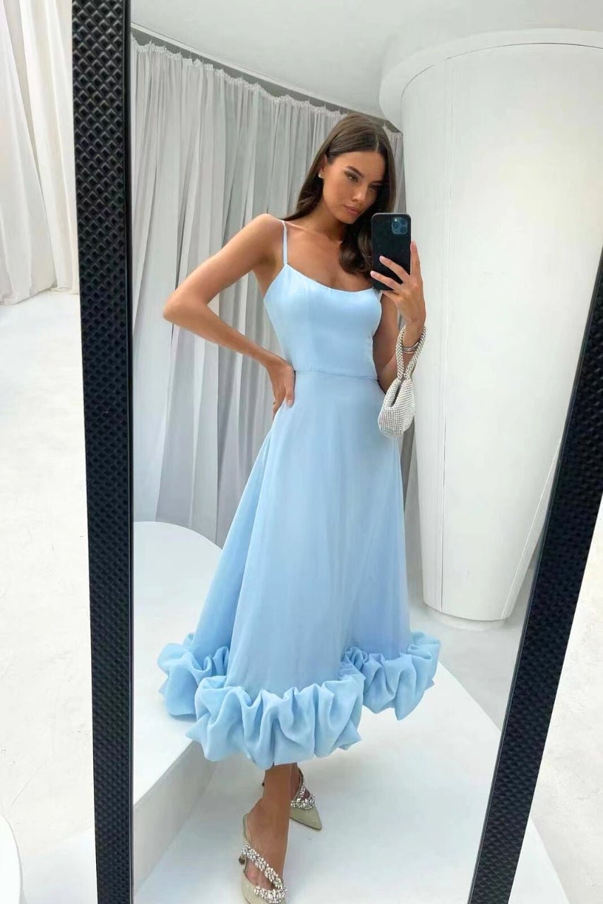 Women's Party Satin Midi Dress