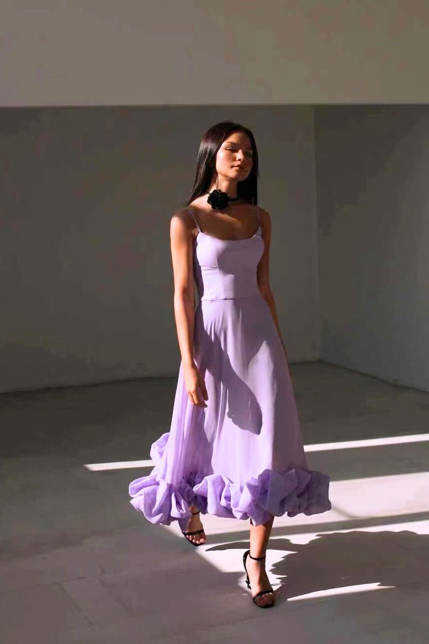 Women's Party Satin Midi Dress