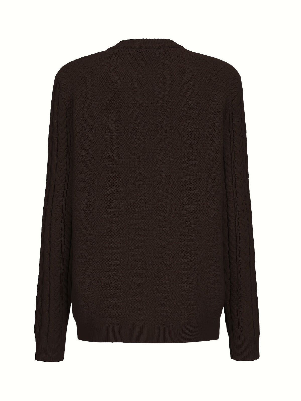 Women's Cable Knit Wool Cardigan