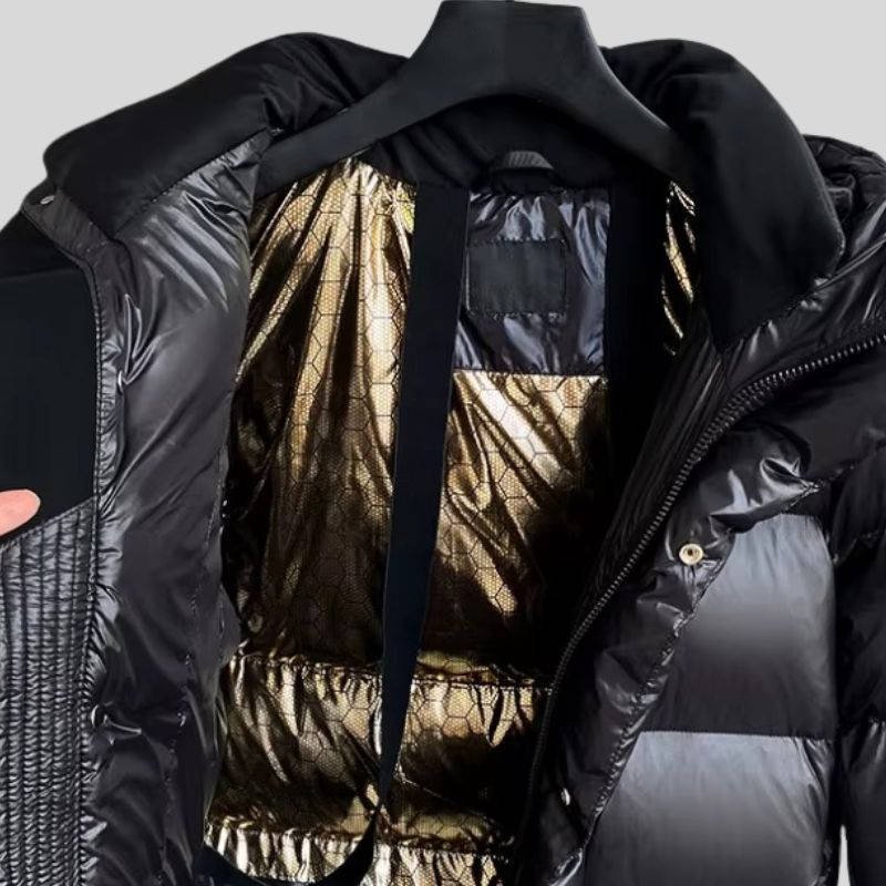 Women's Long Hooded Longline Puffer Coat
