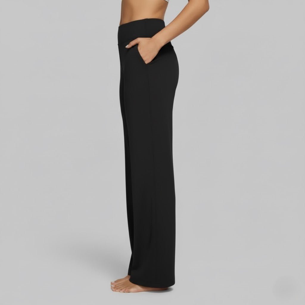 Women's High-Waisted Wide-Leg Trousers