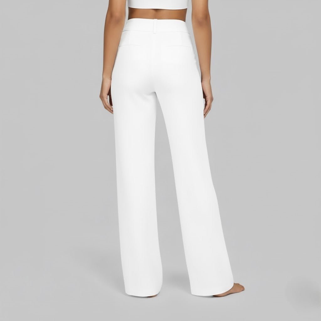 Women's High-Waisted Wide-Leg Trousers