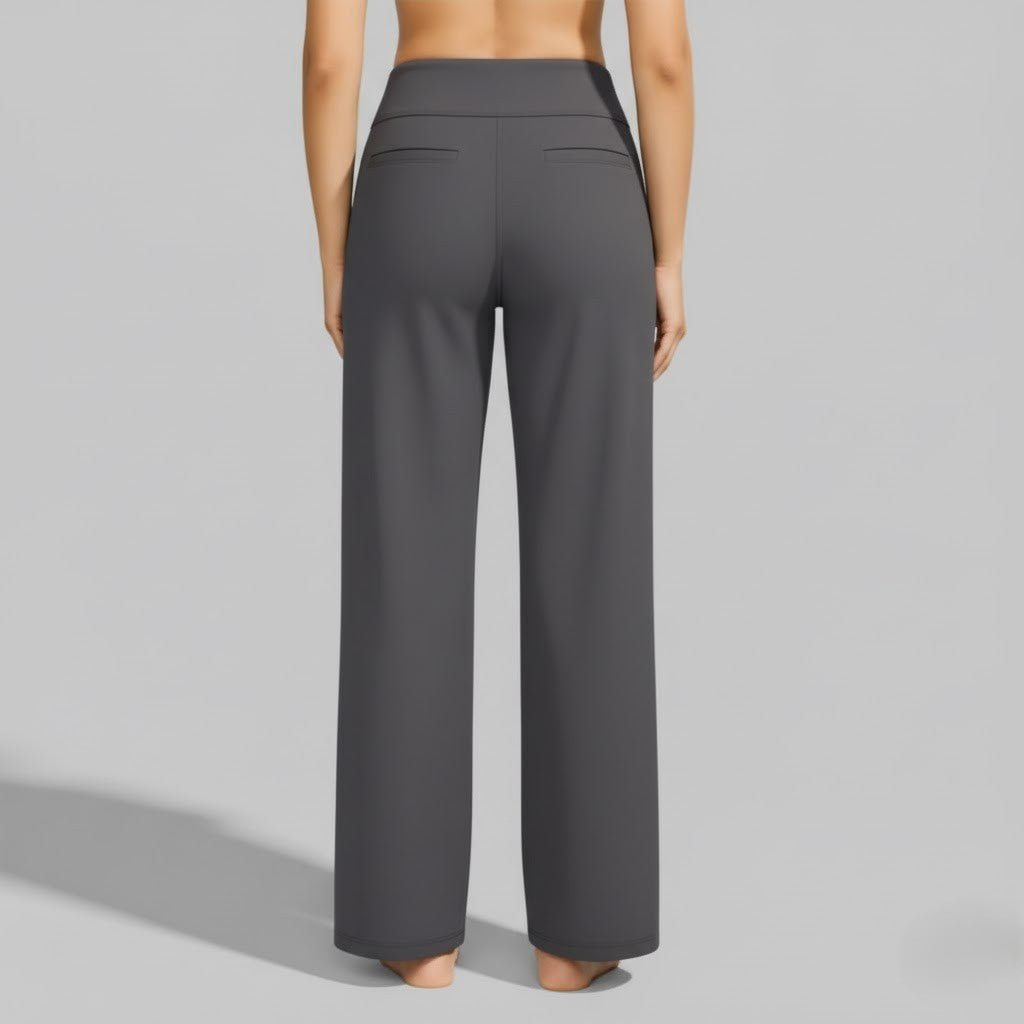 Women's High-Waisted Wide-Leg Trousers