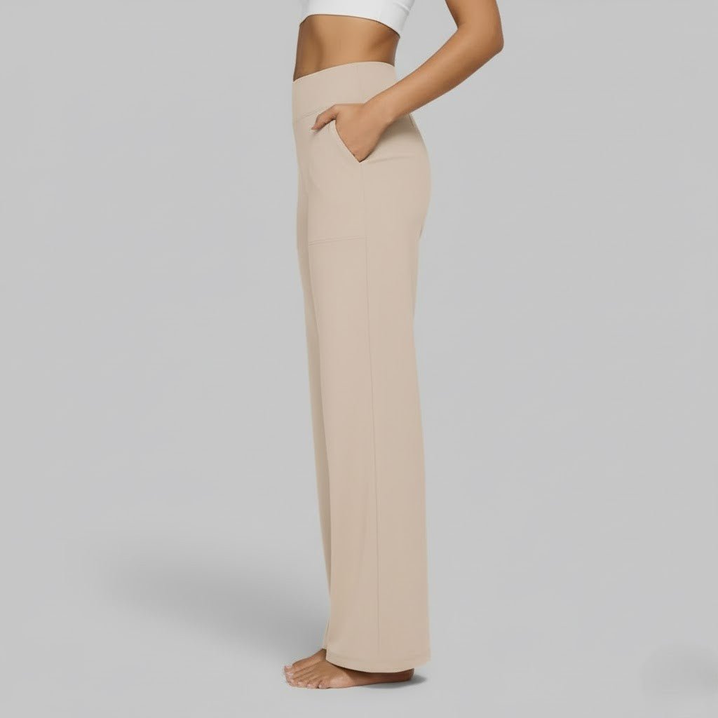 Women's High-Waisted Wide-Leg Trousers