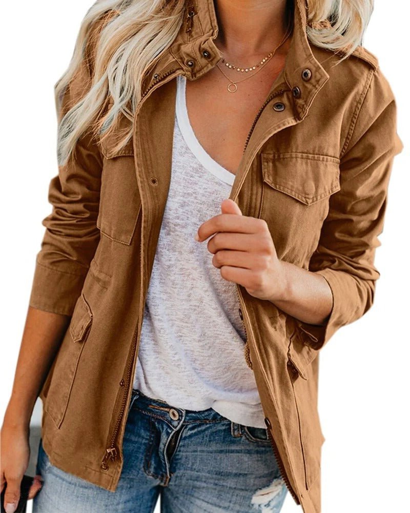 Women's Utility Jacket - Brown
