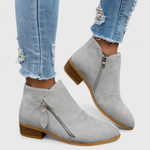 Women's Ankle Boots - Gray