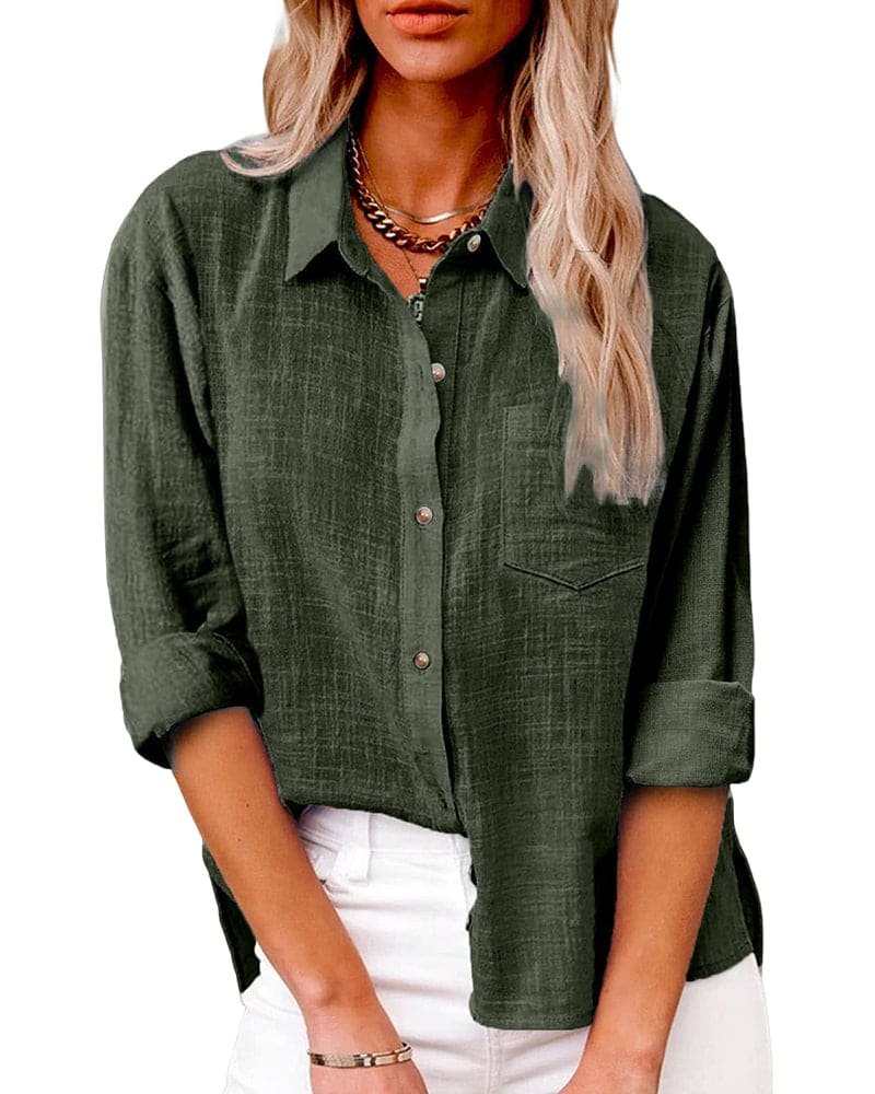 Women's Oversized Shirt - Vegetables