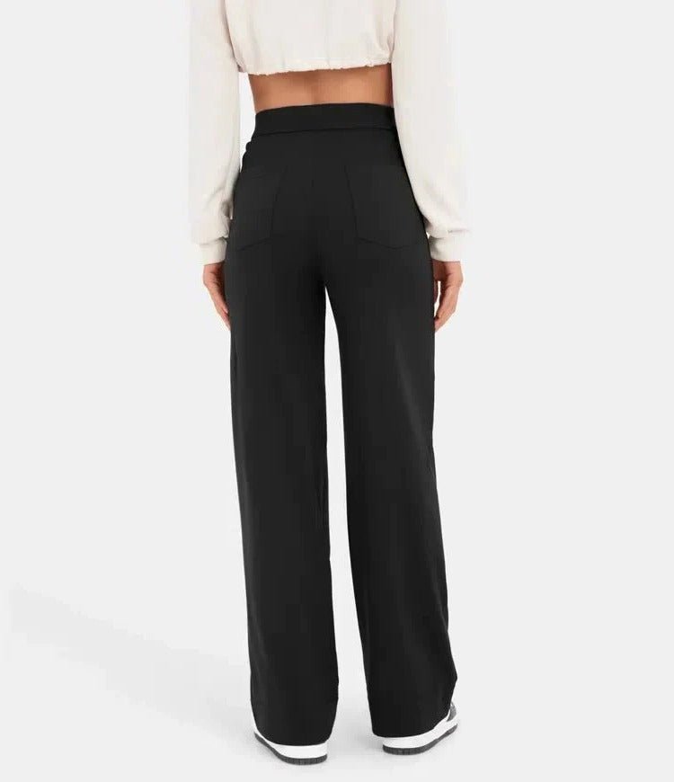 Women's High-Waisted Wide-Leg Trousers