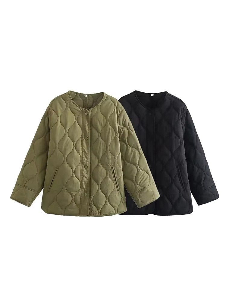 Women's Oversized Quilted Liner Jacket