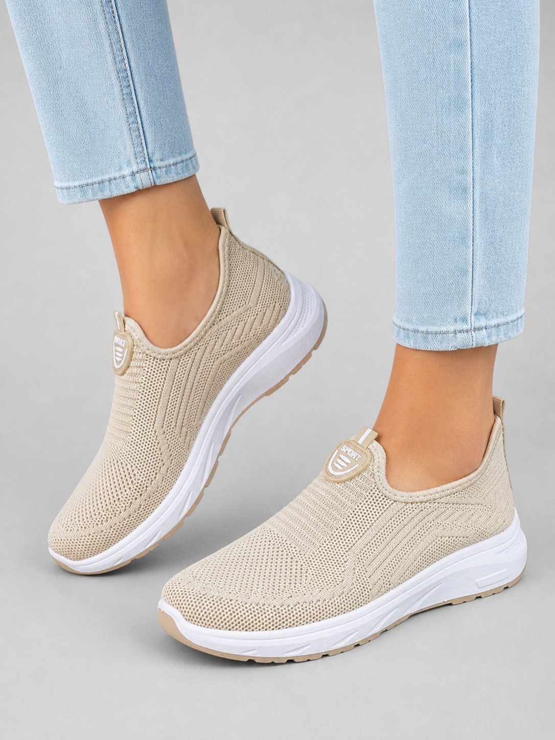 Women's Knit Slip-On Trainers