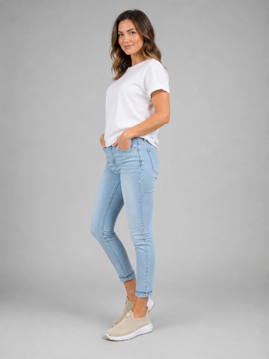 Women's Knit Slip-On Trainers