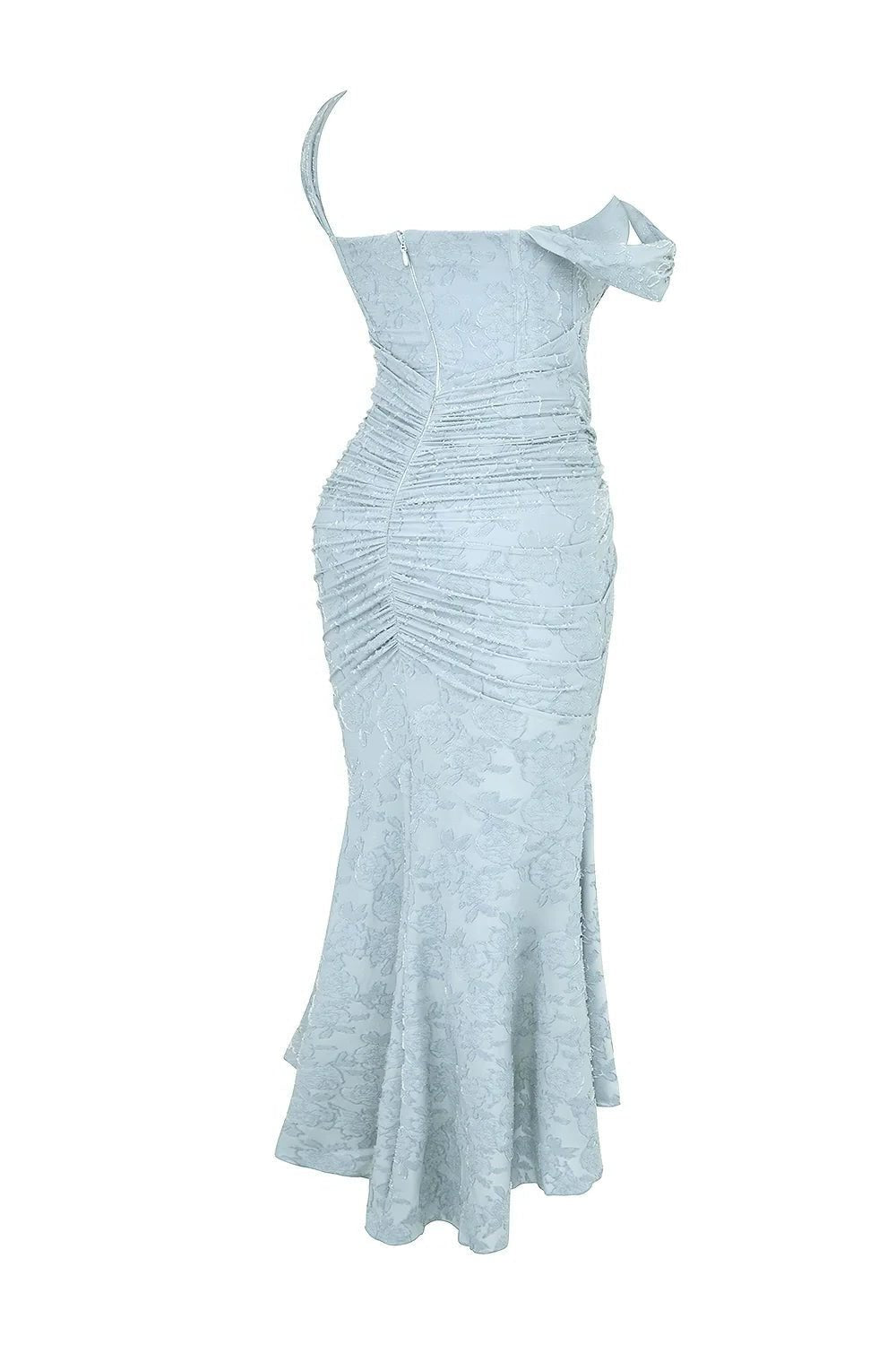Women's Floral Square Neck Bodycon Party Dress