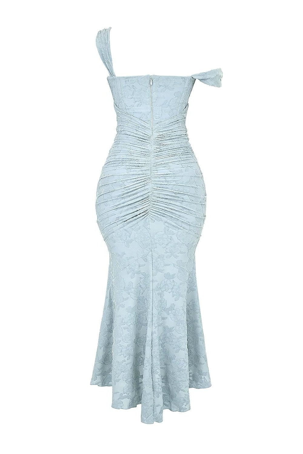 Women's Floral Square Neck Bodycon Party Dress