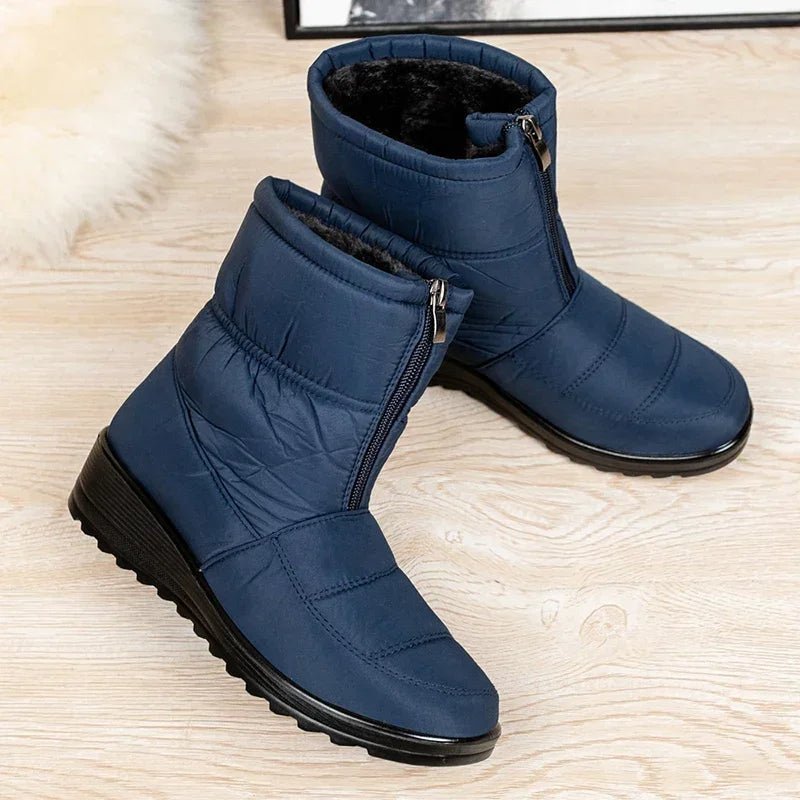 Women's Quilted Waterproof Snow Ankle Boots