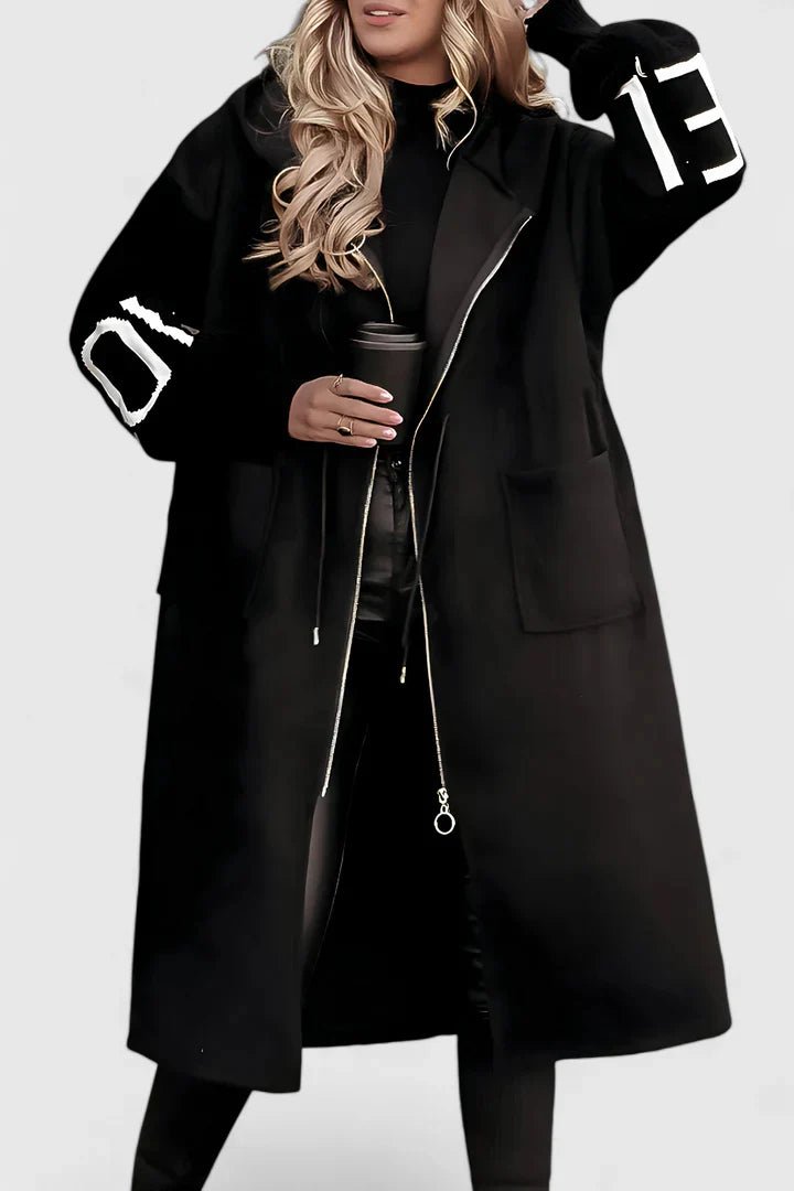 Women's Oversized Cardigan Longline Hooded Coat