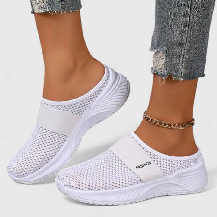 Women's Knit Slip-On Platform Trainers
