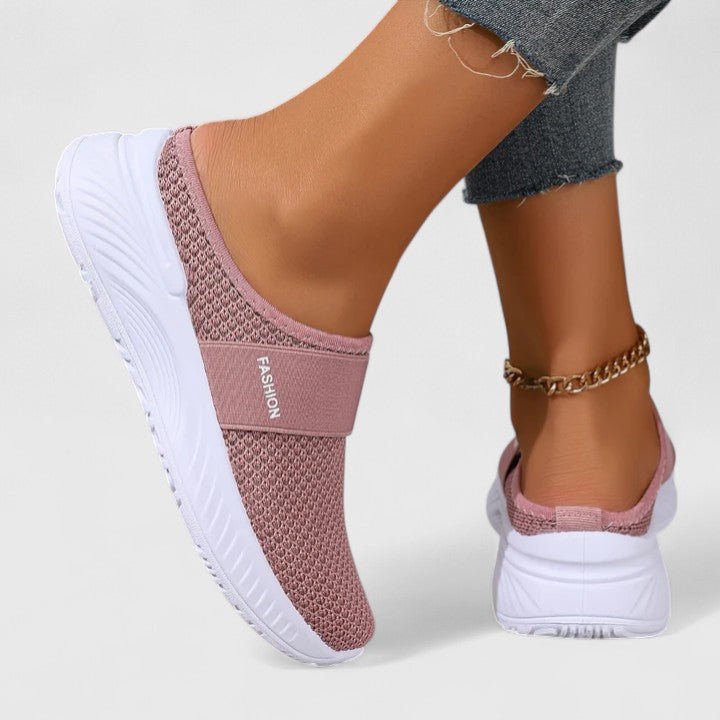 Women's Knit Slip-On Platform Trainers