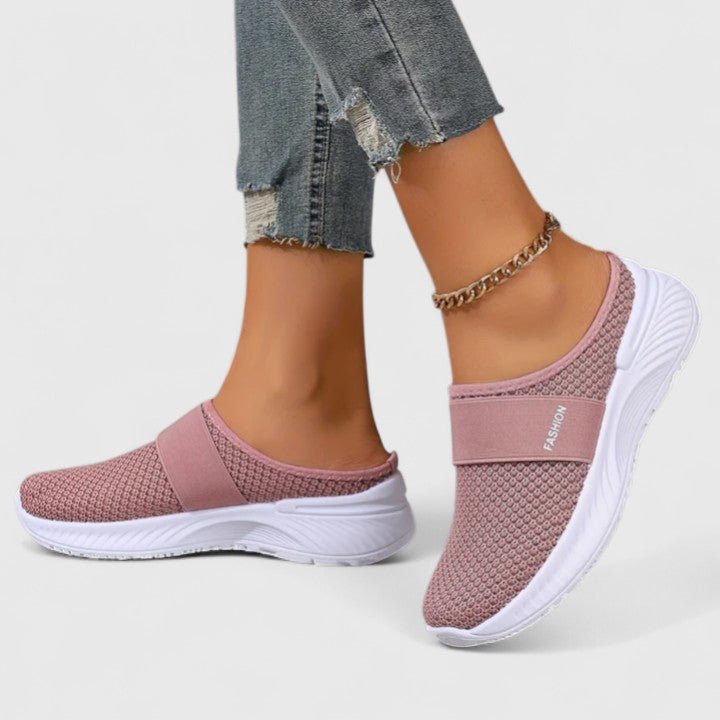 Women's Knit Slip-On Platform Trainers
