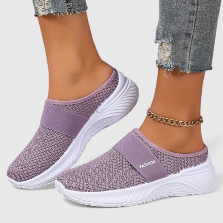Women's Knit Slip-On Platform Trainers
