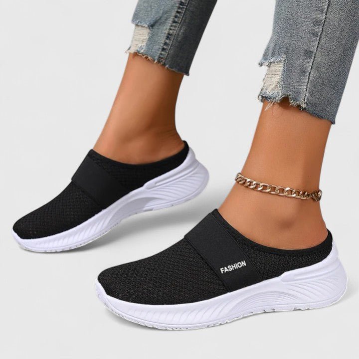 Women's Knit Slip-On Platform Trainers