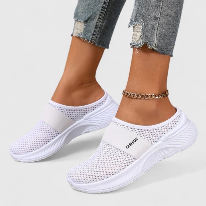 Women's Knit Slip-On Platform Trainers