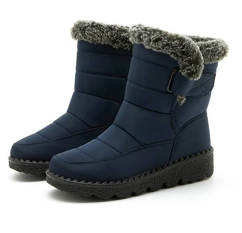 Women's Mid-Calf Waterproof Snow Boots