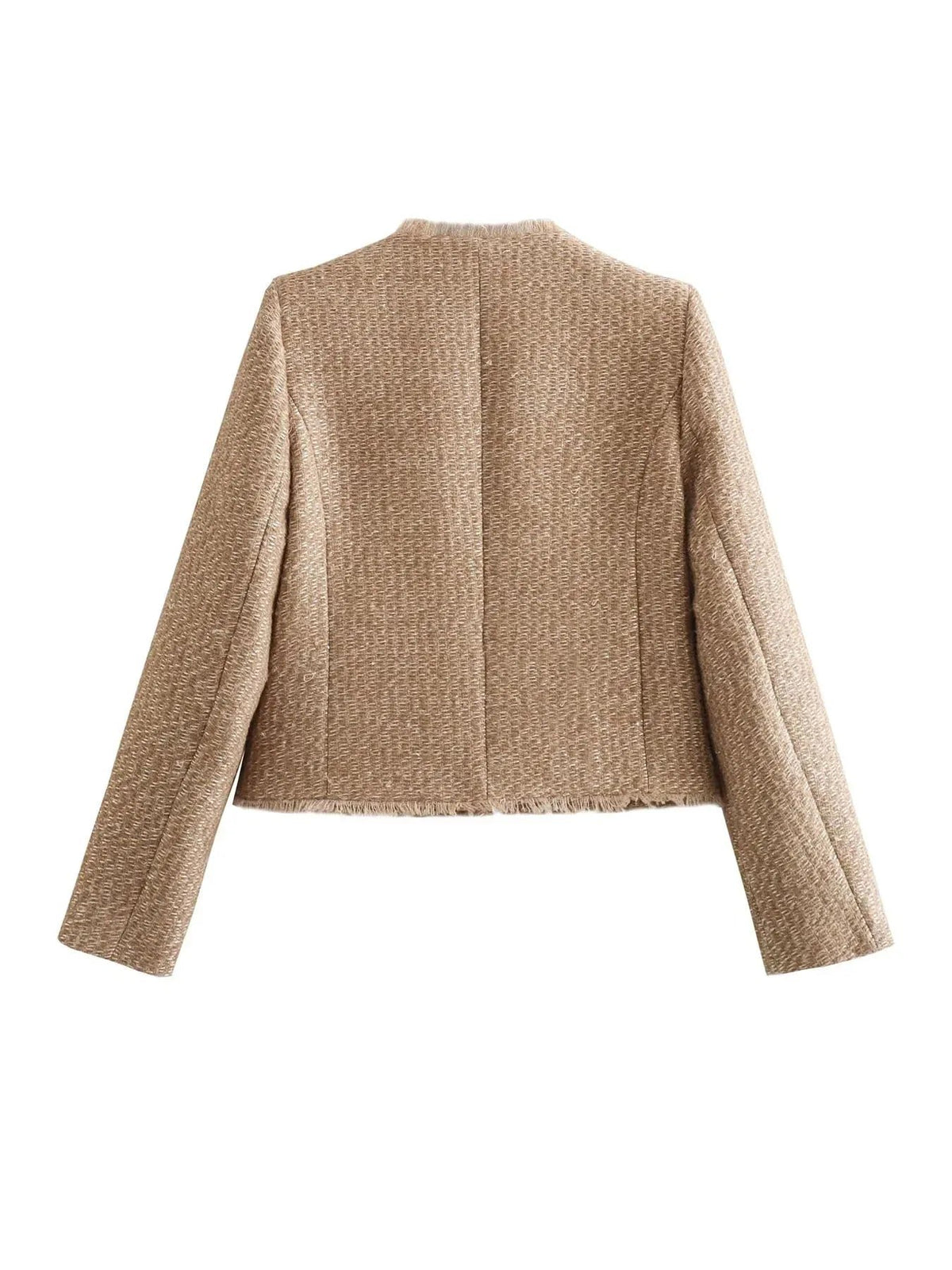 Women's Cropped Tweed Jacket