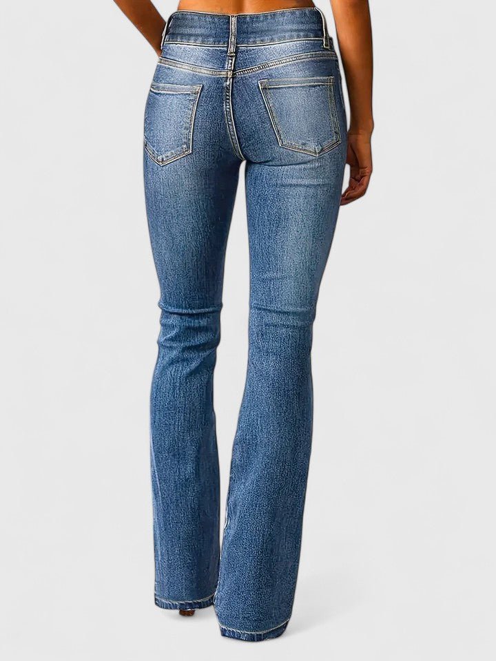 Women's High-Waisted Bootcut Jeans