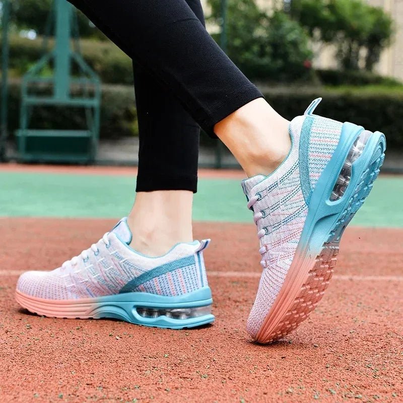 Women's Knit Running Lace-Up Trainers