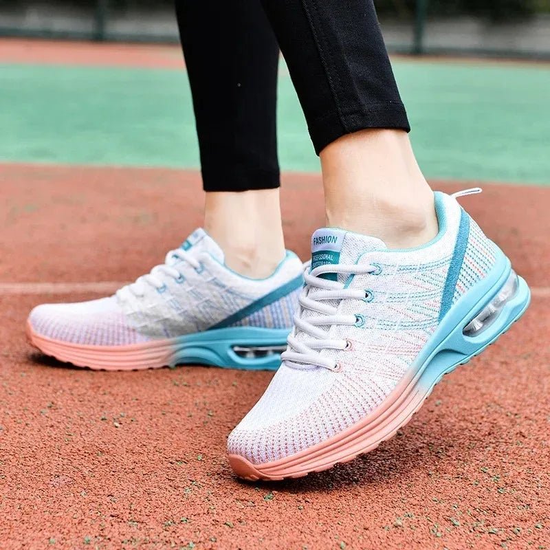 Women's Knit Running Lace-Up Trainers
