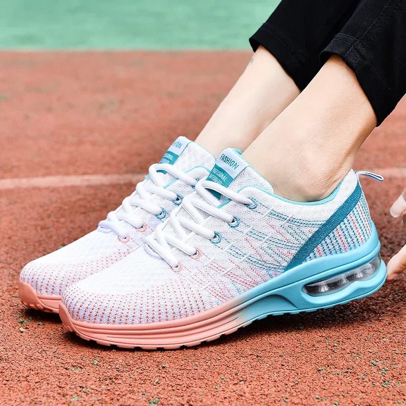 Women's Knit Running Lace-Up Trainers