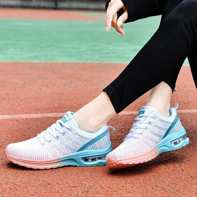 Women's Knit Running Lace-Up Trainers