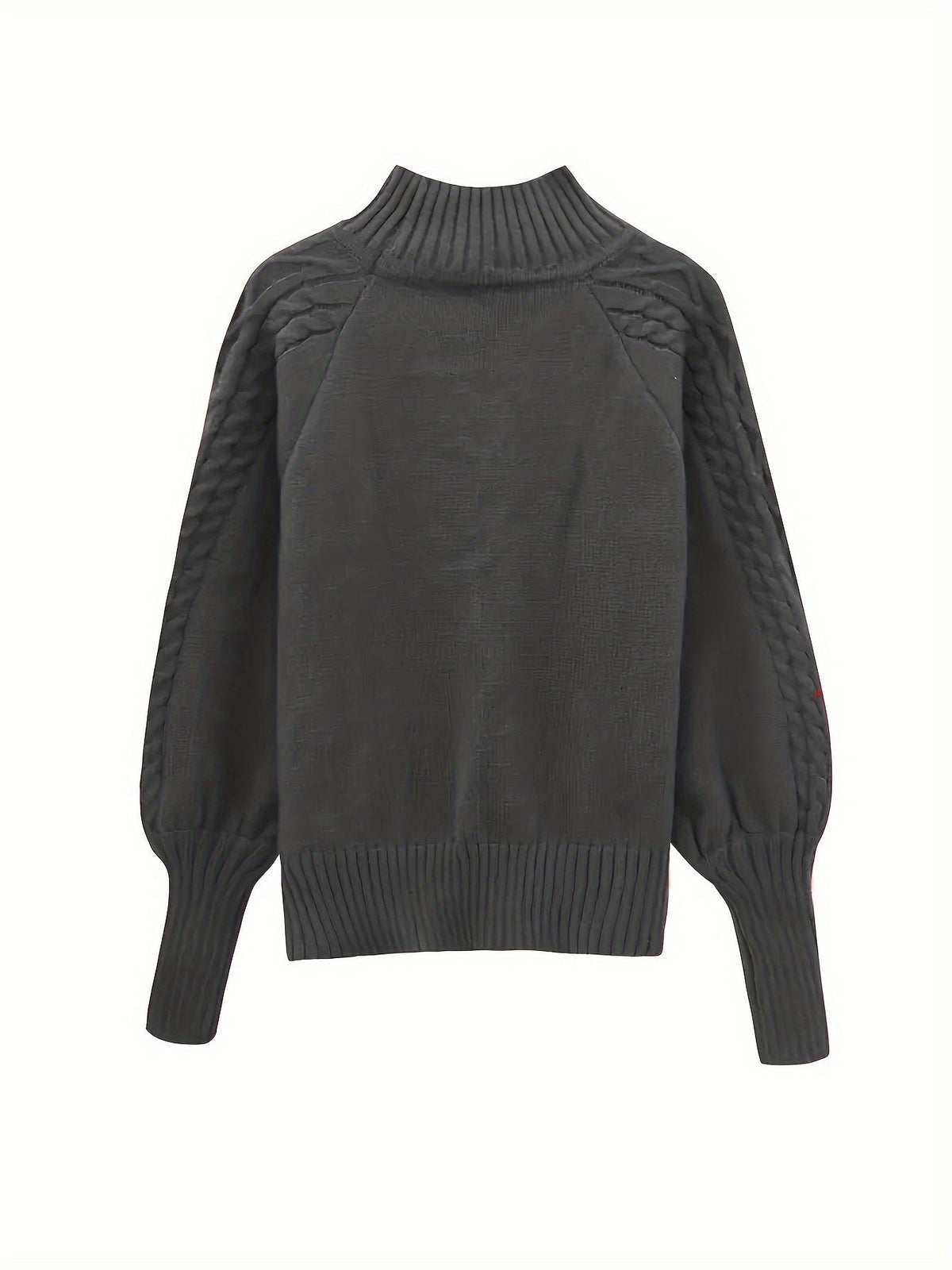 Women's Chunky Funnel Neck Cable Knit Jumper