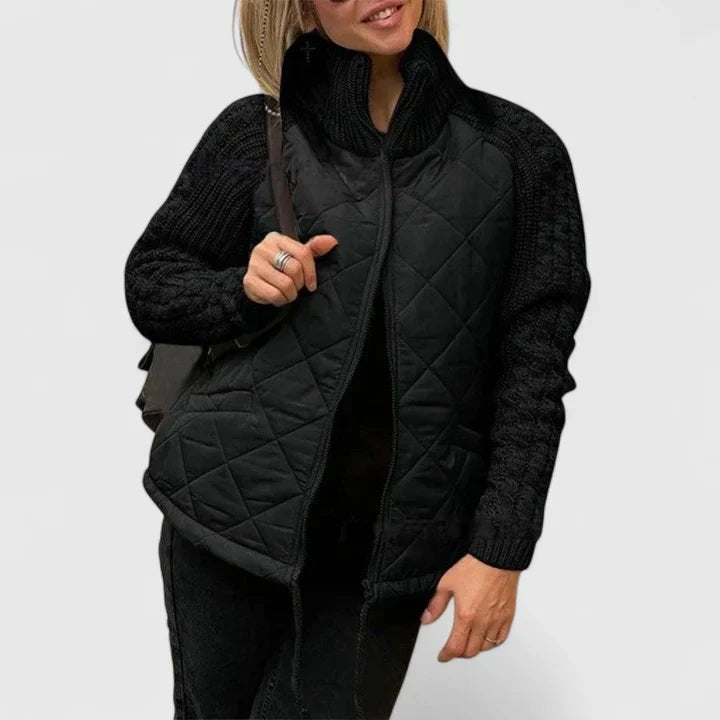 Women's Quilted Jacket - Black