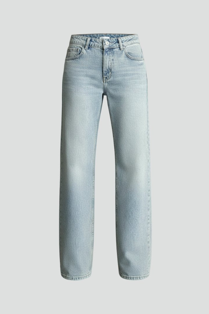 Women's High-Waisted Wide-Leg Jeans