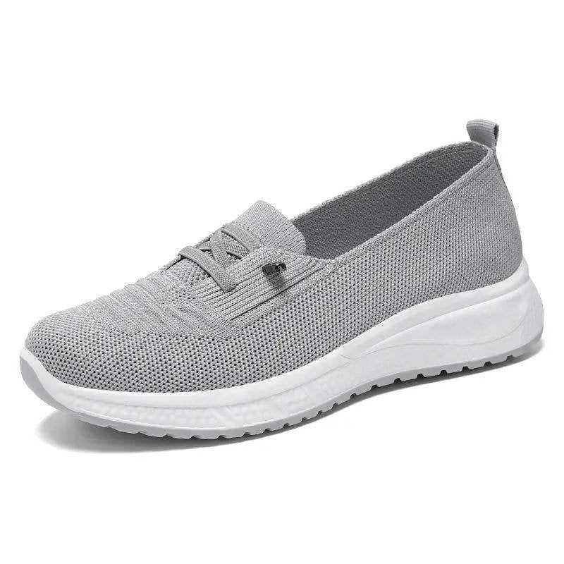 Women's Slip-On Knit Platform Trainers