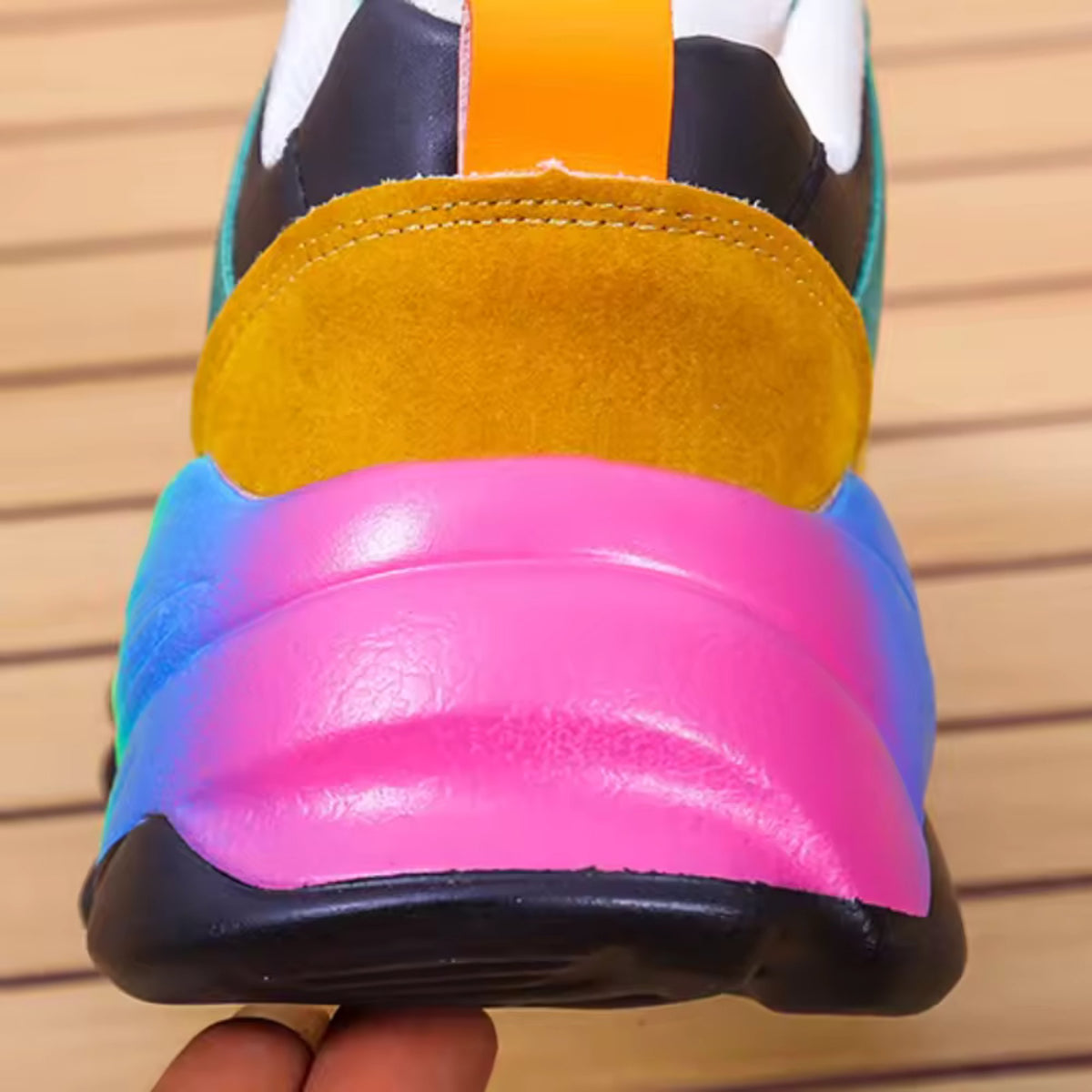 Women's Chunky Suede Platform Trainers